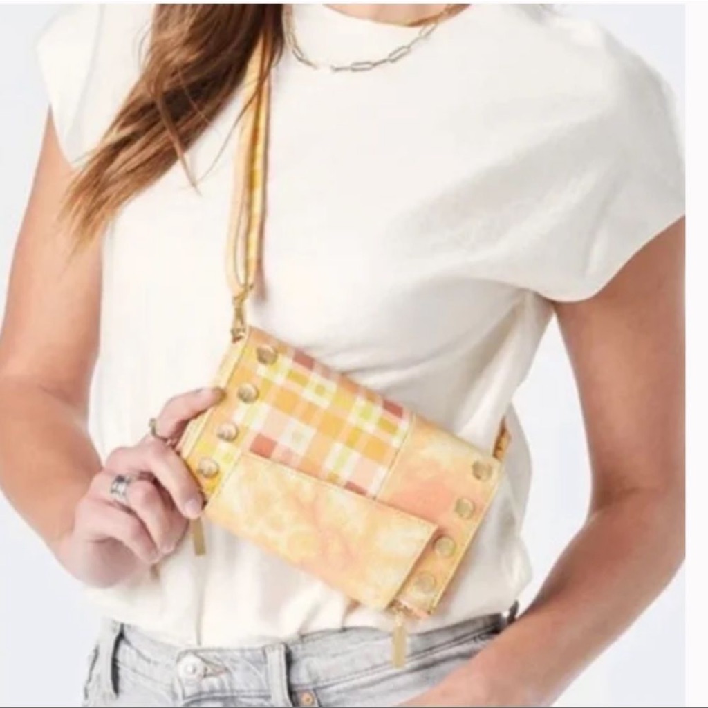 Hammitt Los Angeles Levy Crossbody Wallet Marigold Mango $245